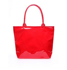 Женская лаковая сумка красная POOLPARTY
