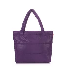 Дутая фиолетовая сумка 