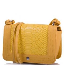 Женская мини-сумка из кожезаменителя AMELIE GALANTI (АМЕЛИ ГАЛАНТИ) A1410190-yellow