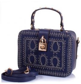 Женская мини-сумка из кожезаменителя AMELIE GALANTI (АМЕЛИ ГАЛАНТИ) A981036-blue