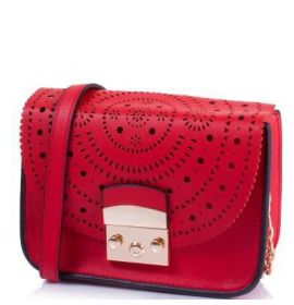 Женская мини-сумка из кожезаменителя AMELIE GALANTI (АМЕЛИ ГАЛАНТИ) A981186-red