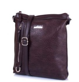 Женская сумка-планшет из кожезаменителя AMELIE GALANTI (АМЕЛИ ГАЛАНТИ) A974023-2-coffee