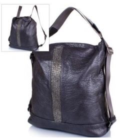 Женская сумка-трансформер из кожезаменителя AMELIE GALANTI (АМЕЛИ ГАЛАНТИ) A981174-grey