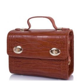 Женская мини-сумка из кожезаменителя AMELIE GALANTI (АМЕЛИ ГАЛАНТИ) A962460-brown