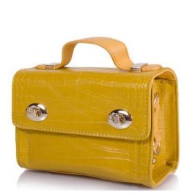 Женская мини-сумка из кожезаменителя AMELIE GALANTI (АМЕЛИ ГАЛАНТИ) A962460-yellow
