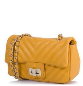 Женская мини-сумка из кожезаменителя AMELIE GALANTI (АМЕЛИ ГАЛАНТИ) A701991-yellow
