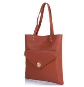 Женская сумка из кожезаменителя AMELIE GALANTI (АМЕЛИ ГАЛАНТИ) A981216-brown