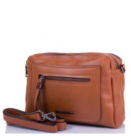 Женская мини-сумка из кожезаменителя AMELIE GALANTI (АМЕЛИ ГАЛАНТИ) A991402-brown