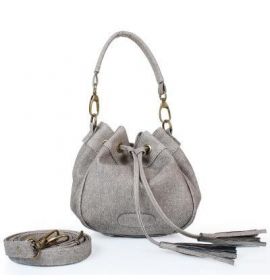 Женская сумка из кожезаменителя LASKARA (ЛАСКАРА) LK10195-grey