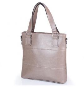 Женская кожаная сумка LASKARA (ЛАСКАРА) LK-DD215-taupe