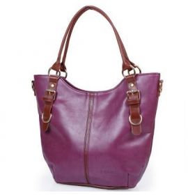 Женская сумка из кожезаменителя LASKARA (ЛАСКАРА) LK10186-plum