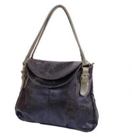 Женская сумка из качественного кожезаменителя LASKARA (ЛАСКАРА) LK10188-black-olive