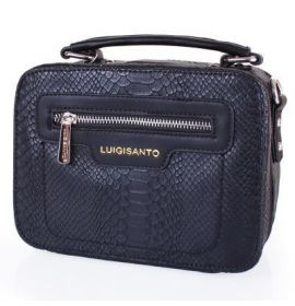 Женская мини-сумка из кожезаменителя LUIGISANTO (ЛУИДЖИСАНТО) KWP5522-1-black