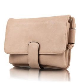 Женская сумка-клатч из кожезаменителя AMELIE GALANTI (АМЕЛИ ГАЛАНТИ) A991160-beige