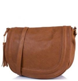 Женская сумка-почтальонка из кожезаменителя AMELIE GALANTI (АМЕЛИ ГАЛАНТИ) A991234-brown