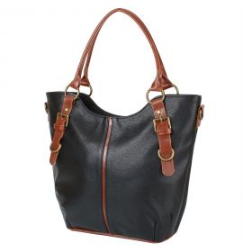 Сумка повседневная (шоппер) Laskara Женская сумка из качественного кожезаменителя LASKARA (ЛАСКАРА) LK10186-black