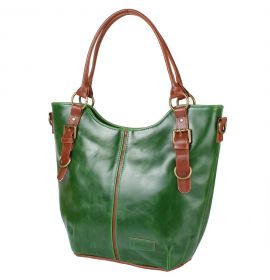 Сумка повседневная (шоппер) Laskara Женская сумка из качественного кожезаменителя LASKARA (ЛАСКАРА) LK10186-green