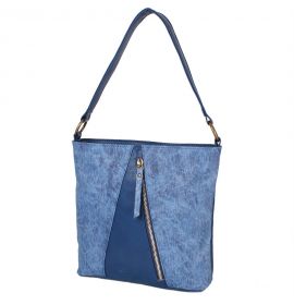 Сумка повседневная (шоппер) Laskara Женская сумка из качественного кожезаменителя LASKARA (ЛАСКАРА) LK10197-denim-blue