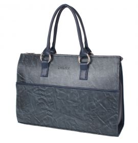 Сумка деловая Laskara Женская сумка из качественного кожезаменителя LASKARA (ЛАСКАРА) LK10199-blue-stone