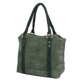 Сумка повседневная (шоппер) Laskara Женская замшевая сумка LASKARA (ЛАСКАРА) LK-DD210-olive