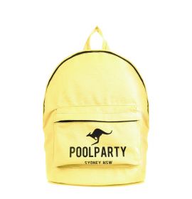 Рюкзак молодежный желтый POOLPARTY