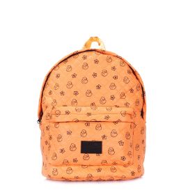 Рюкзак стеганый оранжевый с уточками POOLPARTY