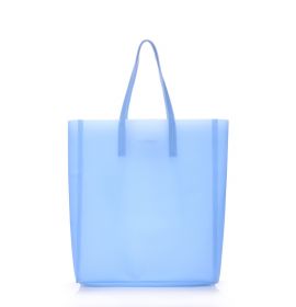Женская сумка пластиковая голубая POOLPARTY Gossip