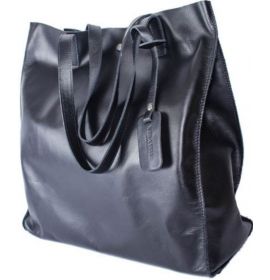 Итальянская кожаная женская сумка черная BD 2900