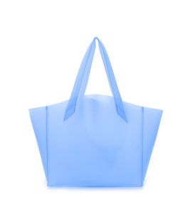 Голубая женская сумка пластиковая POOLPARTY Gossip