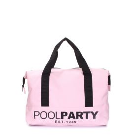 Коттоновая женская сумка розовая POOLPARTY