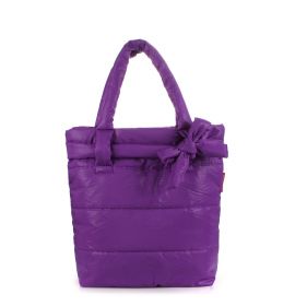 Дутая фиолетовая сумка POOLPARTY