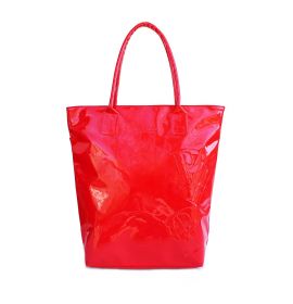 Красная лаковая женская сумка POOLPARTY