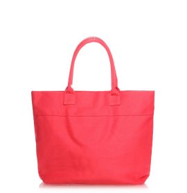Коттоновая женская сумка красная POOLPARTY Paradise