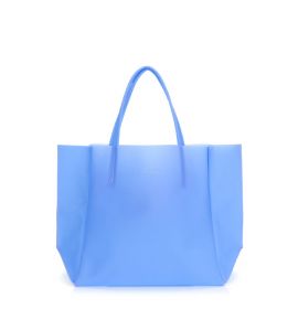 Женская сумка голубая пластиковая POOLPARTY Gossip