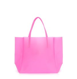 Женская сумка пластиковая малиновая POOLPARTY Gossip