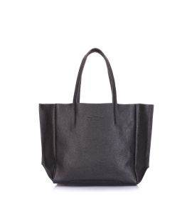 Кожаная женская сумка черная POOLPARTY Soho Mini