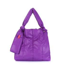 Дутая сумка фиолетовая POOLPARTY Zefir